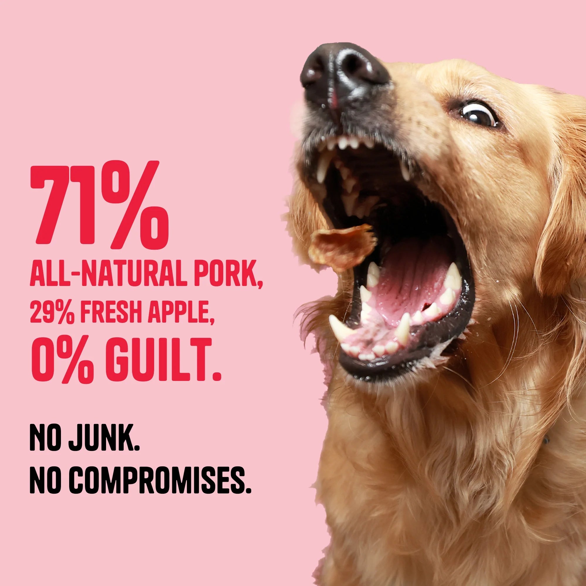 Pork & Apple Jerky - Muttley Crew Pet Treats Private Limited