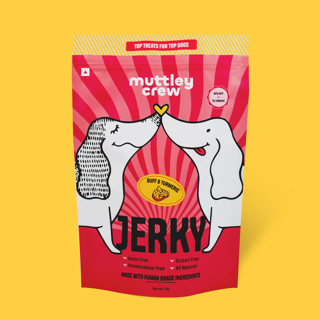 Buff & Turmeric Jerky - Muttley Crew Pet Treats Private Limited