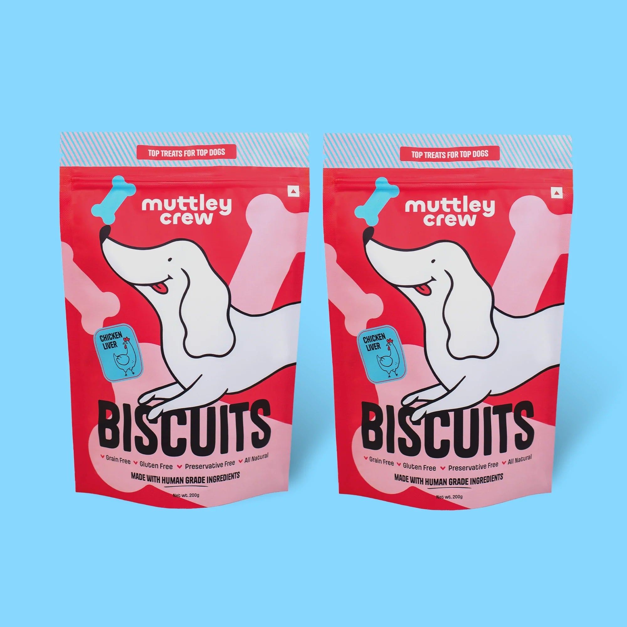 Chicken Liver Biscuits - Muttley Crew Pet Treats Private Limited